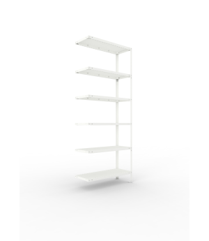 Fachbodenregal Anbauregal 2500×1000×400 mm, 150 kg Fachlast 