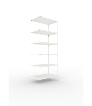 Fachbodenregal Anbauregal 2500×1000×600 mm, 150 kg Fachlast 
