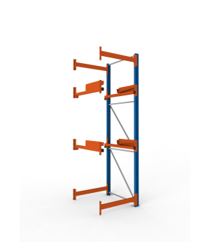 Kabeltrommelregal Anbauregal 3300×900×1100 mm, 1.000 kg Fach