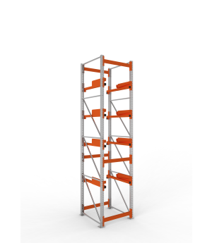 Kabeltrommelregal Grundregal 4400×900×1100 mm, 1.000 kg Fach