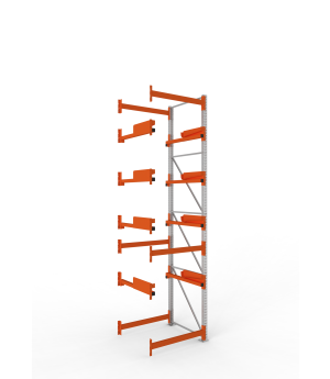 Kabeltrommelregal Anbauregal 4400×1100×1100 mm, 1.000 kg Fac