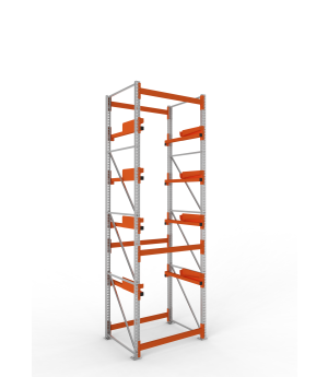 Kabeltrommelregal Grundregal 4400×1300×1100 mm, 1.000 kg Fac