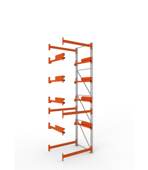 Kabeltrommelregal Anbauregal 4400×1300×1100 mm, 1.000 kg Fac