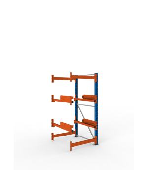 Kabeltrommelregal Anbauregal 2200×900×1100 mm, 1.000 kg Fach