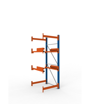 Kabeltrommelregal Anbauregal 2700×900×1100 mm, 1.000 kg Fach