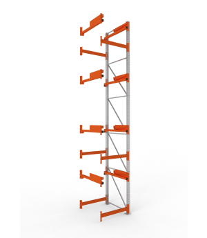 Kabeltrommelregal Anbauregal 5500×900×1100 mm, 1.000 kg Fach