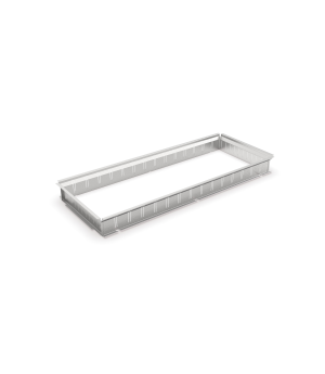 Schubladen-Innenprofil CLIP 100 x 400 mm verzinkt – META