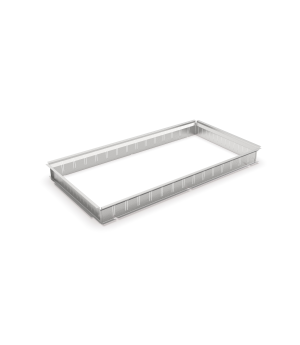 Schubladen-Innenprofil CLIP 100 x 500 mm verzinkt – META