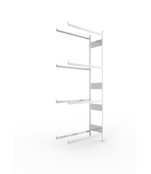 Reifenregal Anbauregal 2500×1000×400 mm, 150 kg Fachlast – M