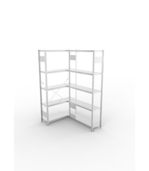 Eckregal 2000×1000×300 mm, 150 kg Fachlast – META