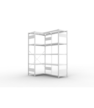 Eckregal 2000×1000×500 mm, 150 kg Fachlast – META