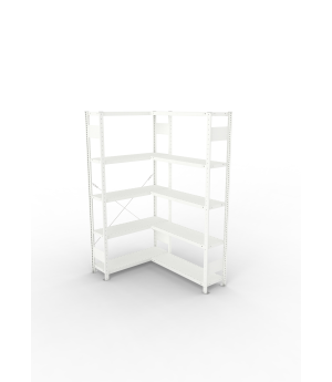 Eckregal 2000×1000×300 mm, 150 kg Fachlast – META