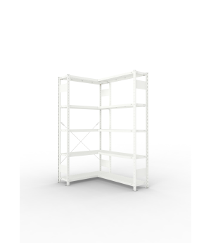 Eckregal 2000×1000×300 mm, 150 kg Fachlast – META