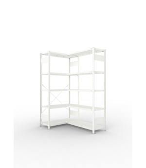 Eckregal 2000×1000×400 mm, 150 kg Fachlast – META