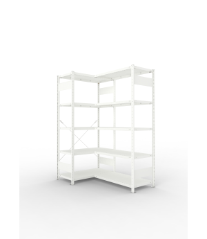 Eckregal 2000×1000×500 mm, 150 kg Fachlast – META