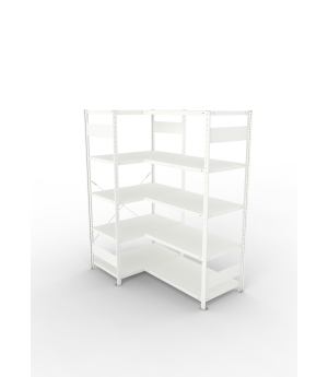 Eckregal 2000×1000×600 mm, 150 kg Fachlast – META