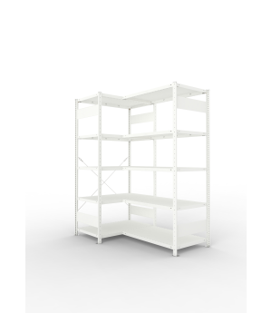 Eckregal 2000×1000×600 mm, 150 kg Fachlast – META