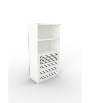 Fachbodenregal Grundregal 2000×1000×500 mm, 150 kg Fachlast 