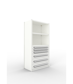 Schrankmodul 2000×1000×500 mm, 150 kg Fachlast – META