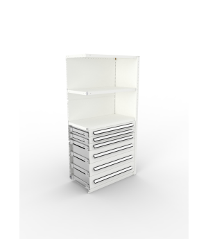 Fachbodenregal Anbauregal 2000×1000×500 mm, 150 kg Fachlast 