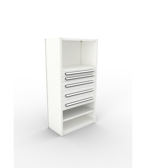 Fachbodenregal Grundregal 2000×1000×500 mm, 150 kg Fachlast 