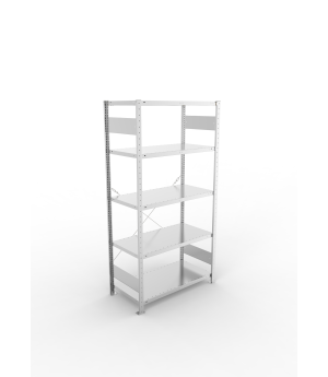 Fachbodenregal Grundregal 2000×1000×500 mm, 150 kg Fachlast 