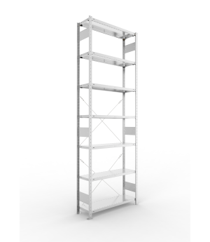 Fachbodenregal Grundregal 3000×1000×300 mm, 150 kg Fachlast 