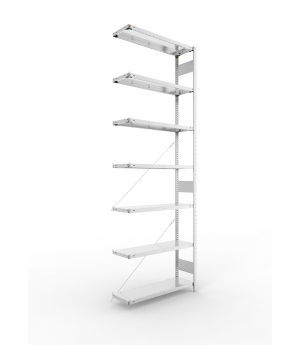 Fachbodenregal Anbauregal 3000×1000×300 mm, 150 kg Fachlast 