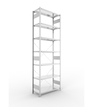 Fachbodenregal Grundregal 3000×1000×400 mm, 150 kg Fachlast 