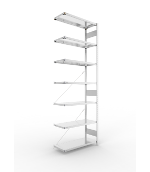 Fachbodenregal Anbauregal 3000×1000×400 mm, 150 kg Fachlast 