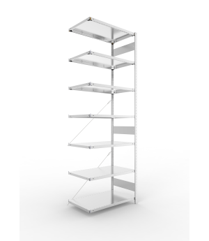Fachbodenregal Anbauregal 3000×1000×600 mm, 150 kg Fachlast 