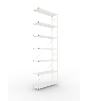 Fachbodenregal Anbauregal 3000×1000×300 mm, 150 kg Fachlast 