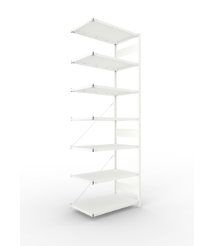 Fachbodenregal Anbauregal 3000×1000×600 mm, 150 kg Fachlast 