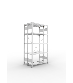 Fachbodenregal Grundregal 2000×1000×300 mm, 150 kg Fachlast 