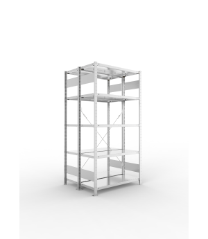Fachbodenregal Grundregal 2000×1000×400 mm, 150 kg Fachlast 
