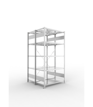 Fachbodenregal Grundregal 2000×1000×500 mm, 150 kg Fachlast 