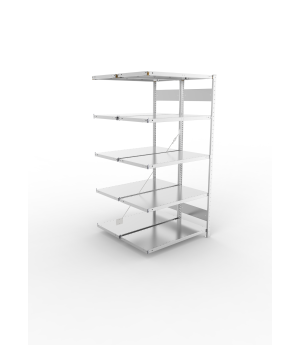 Fachbodenregal Anbauregal 2000×1000×500 mm, 150 kg Fachlast 