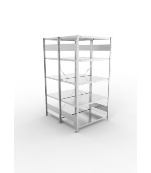 Fachbodenregal Grundregal 2000×1000×600 mm, 150 kg Fachlast 