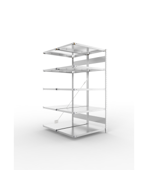 Fachbodenregal Anbauregal 2000×1000×600 mm, 150 kg Fachlast 