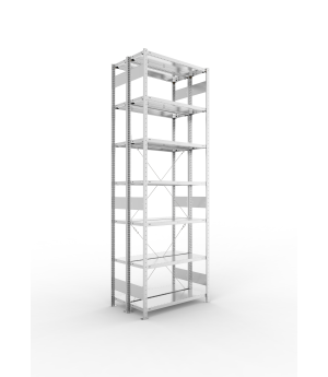 Fachbodenregal Grundregal 3000×1000×300 mm, 150 kg Fachlast 