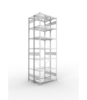 Fachbodenregal Grundregal 3000×1000×400 mm, 150 kg Fachlast 