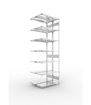 Fachbodenregal Anbauregal 3000×1000×400 mm, 150 kg Fachlast 