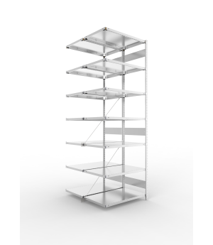 Fachbodenregal Anbauregal 3000×1000×600 mm, 150 kg Fachlast 