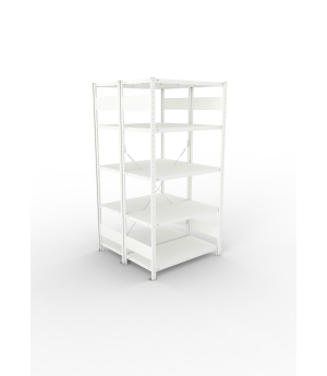 Fachbodenregal Grundregal 2000×1000×500 mm, 150 kg Fachlast 