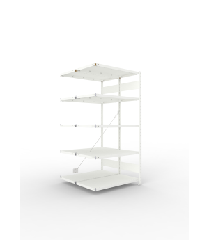 Fachbodenregal Anbauregal 2000×1000×500 mm, 150 kg Fachlast 