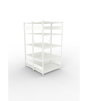 Fachbodenregal Grundregal 2000×1000×600 mm, 150 kg Fachlast 