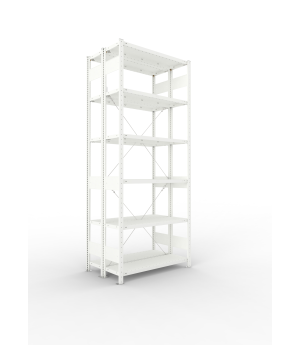 Fachbodenregal Grundregal 2500×1000×300 mm, 150 kg Fachlast 