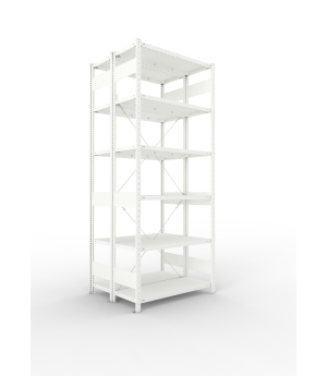 Fachbodenregal Grundregal 2500×1000×400 mm, 150 kg Fachlast 