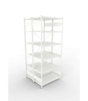 Fachbodenregal Grundregal 2500×1000×500 mm, 150 kg Fachlast 