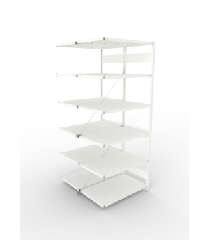 Fachbodenregal Anbauregal 2500×1000×600 mm, 150 kg Fachlast 